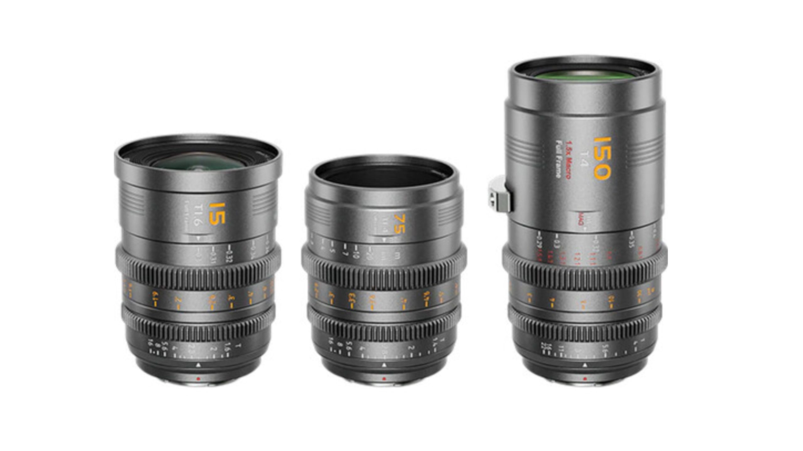 【極美品】SIRUI VP-1 Vision Prime 75mm T1.4 Sirui VP-1 Vision Prime Full-Frame 15mm T1.6, 75mm T1.4 & 150mm T4
