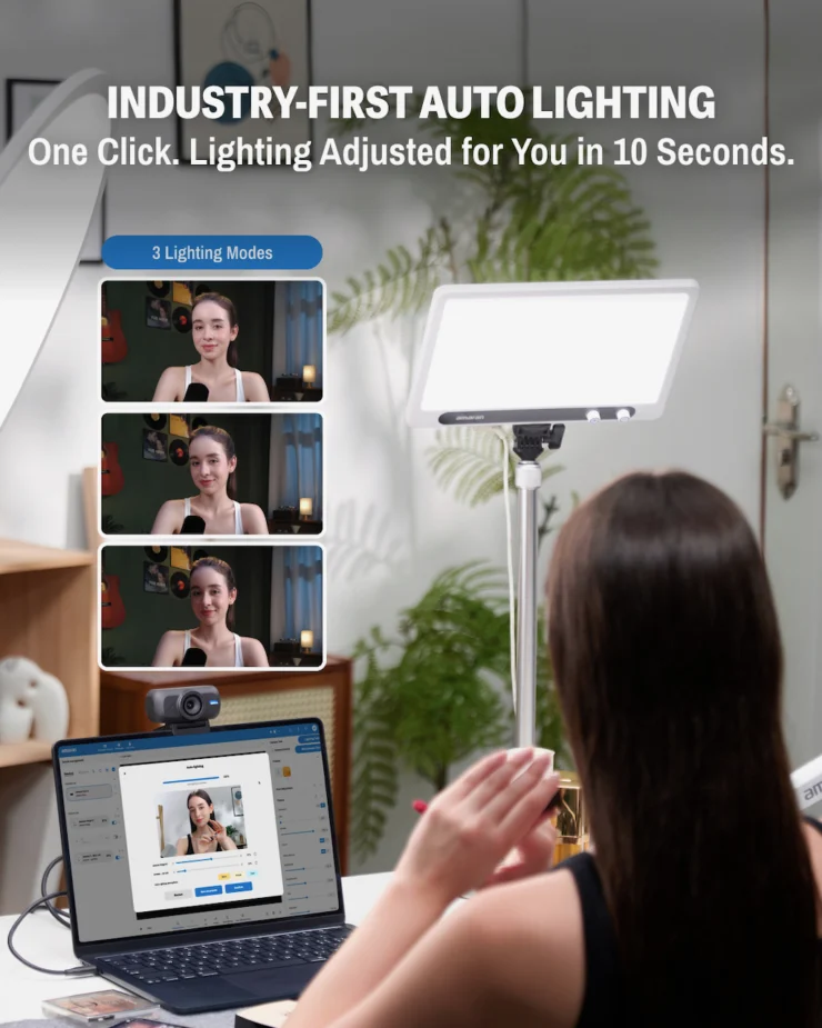 amaran Cam– a 4K60 Webcam with Auto Lighting feature