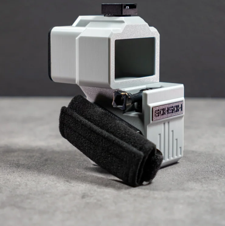 6OH5OH MINI 60–  MiniDV-Inspired Camera Rig for the GoPro MISSION 1, MISSION 1 ILS & HERO 9-13 Black