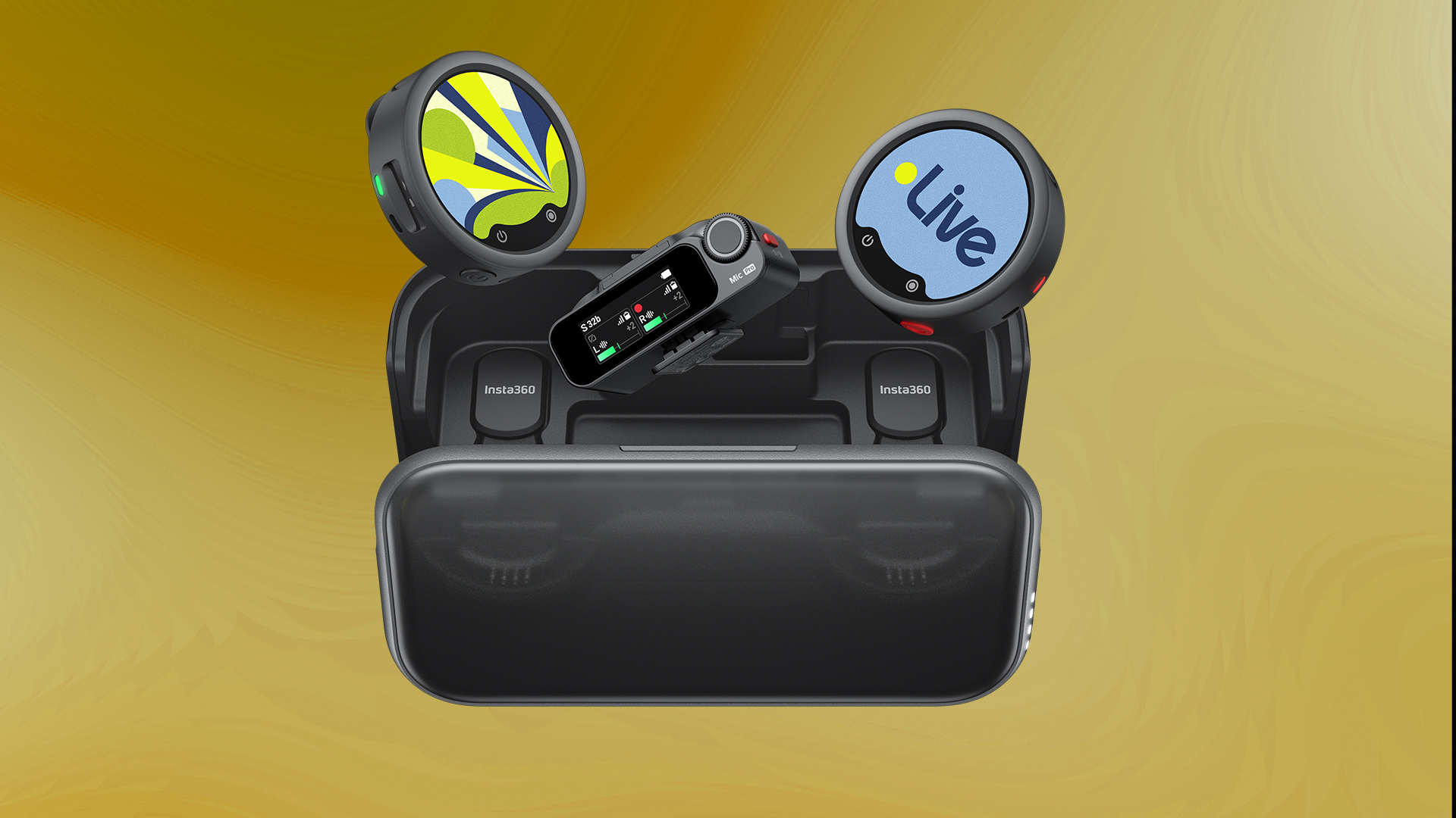 Photo: Newsshooter Insta360 Launches Insta360 Mic With Customizable E-Ink Displays