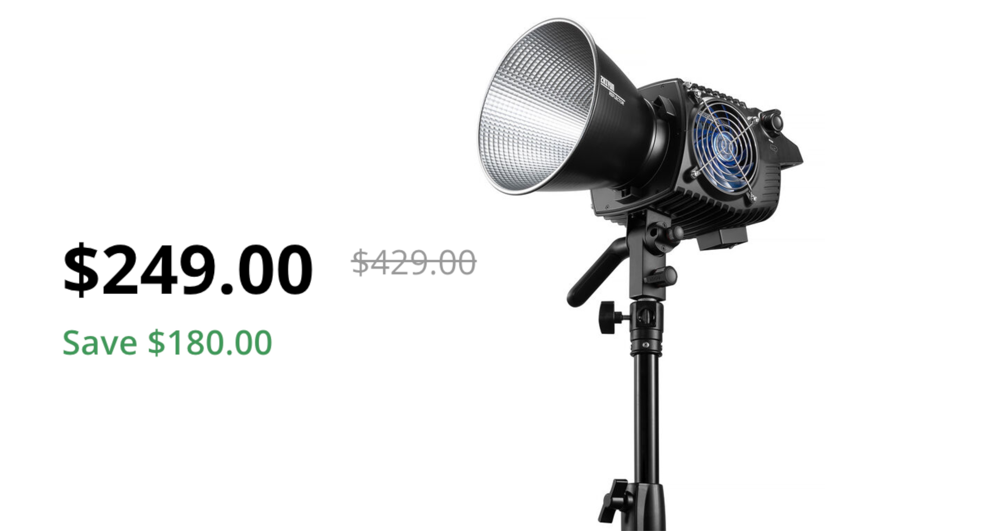 Zhiyun MOLUS B300 Bi-Color LED Monolight on sale for $249 USD - Newsshooter