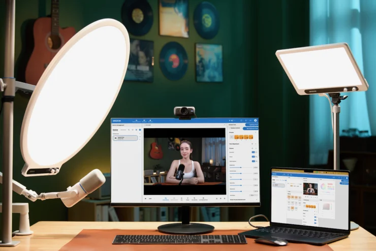 amaran Cam– a 4K60 Webcam with Auto Lighting feature